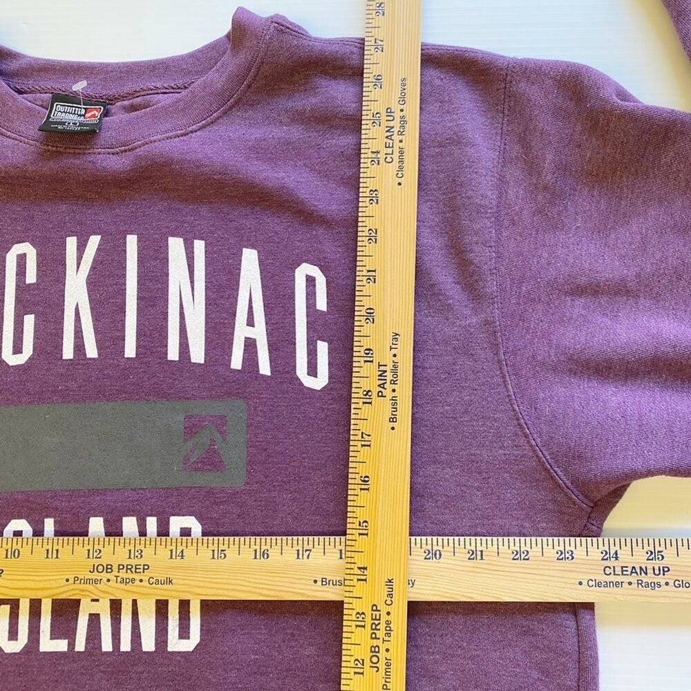 Mackinac Island Crewneck Large‎ Purple Outfitter Trading Co Athleisure - Picture 6 of 6